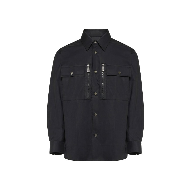 JOHN RICHMOND Camicia nera con tasche bambino