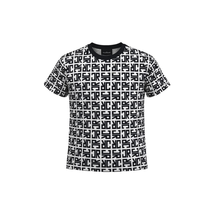 JOHN RICHMOND Completo nero t-shirt e shorts bambino