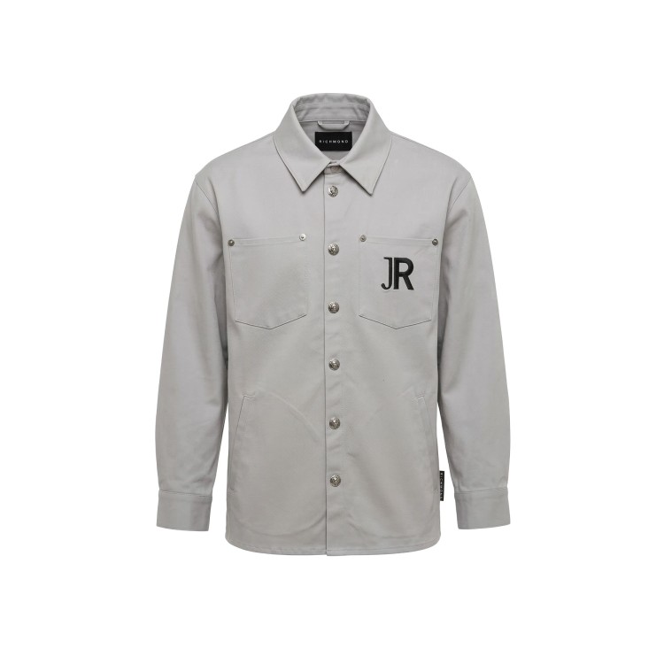 JOHN RICHMOND Camicia grigia con logo bambino