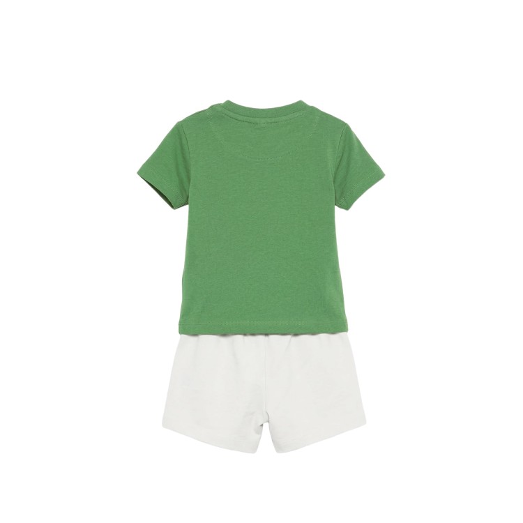 JOHN RICHMOND Completo verde t-shirt e shorts neonato