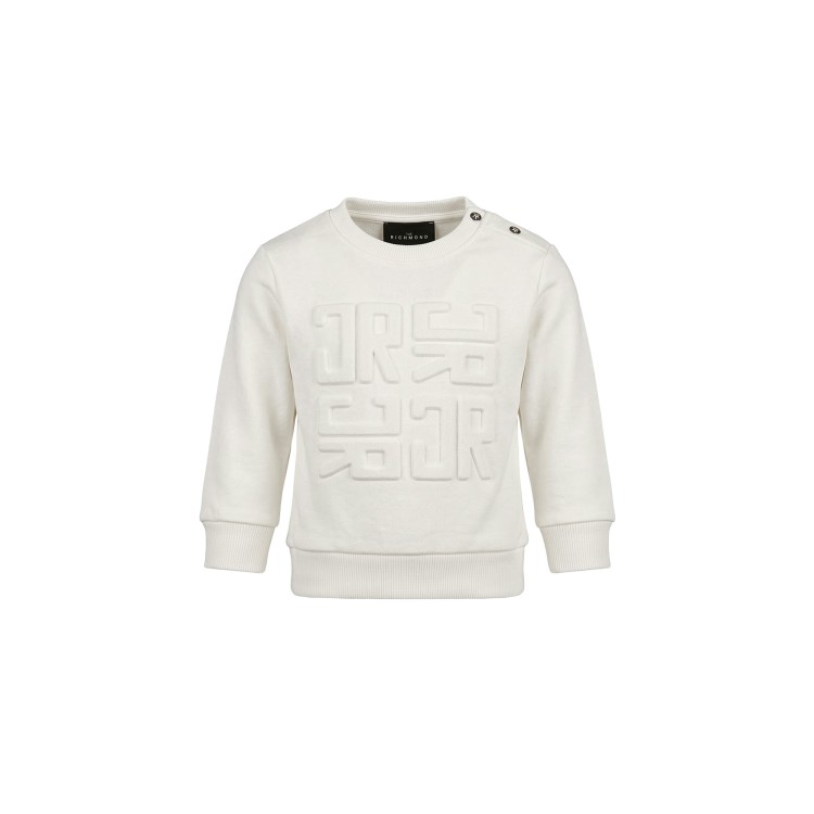 JOHN RICHMOND Completo bianco felpa e pantaloni neonato