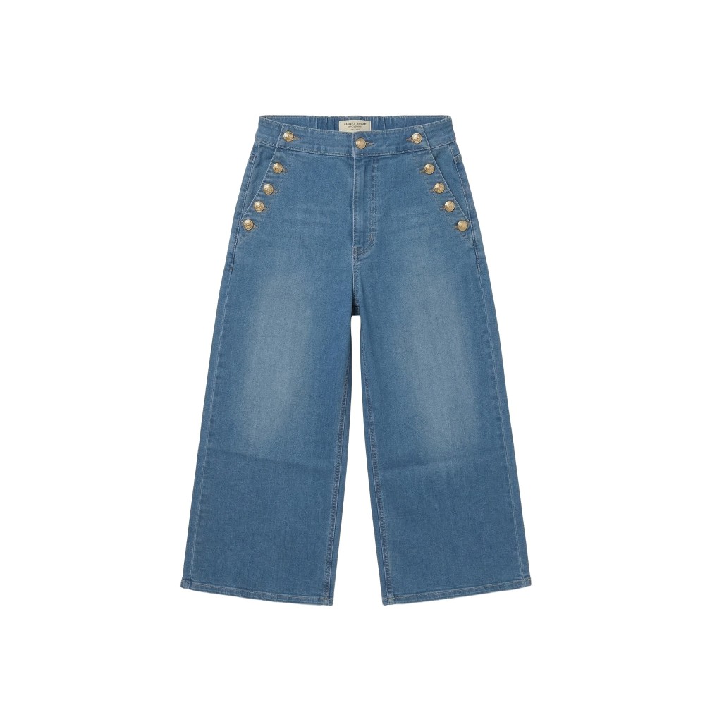 BALMAIN Jeans wide leg con...