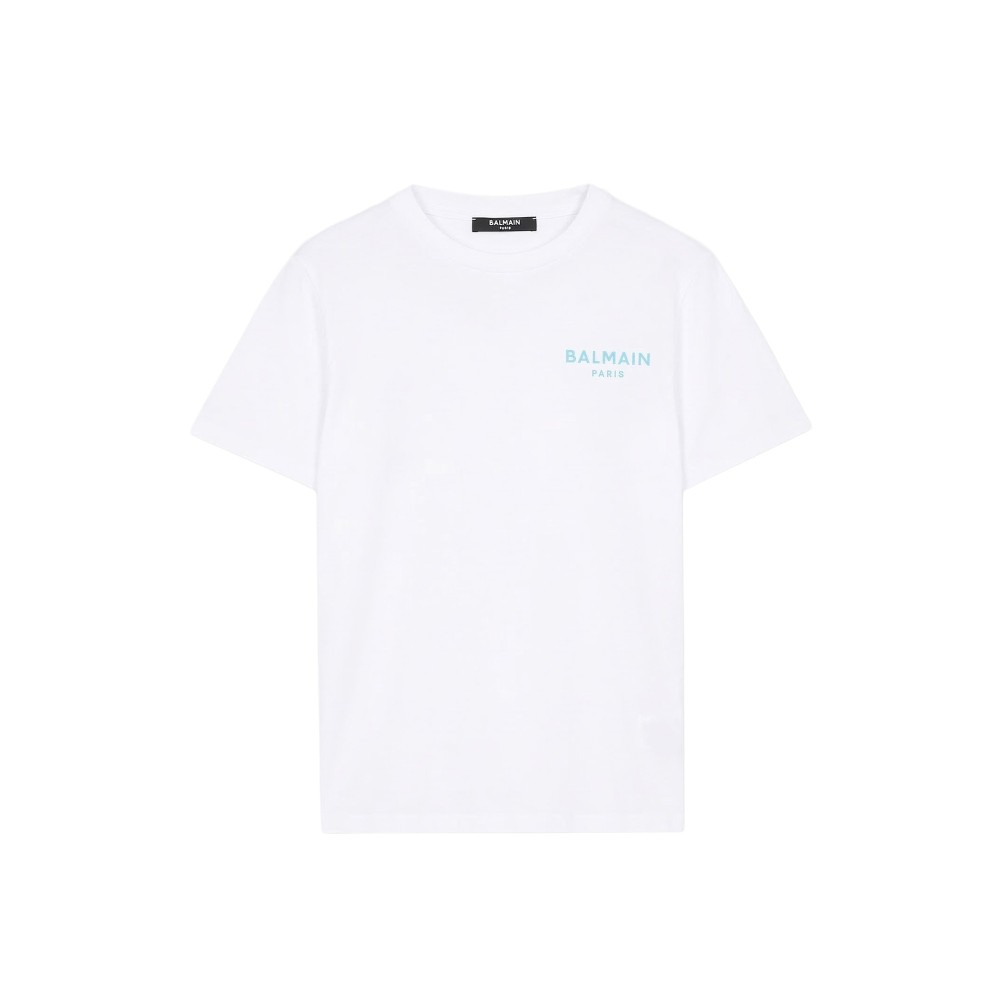 BALMAIN T-shirt bianca e...