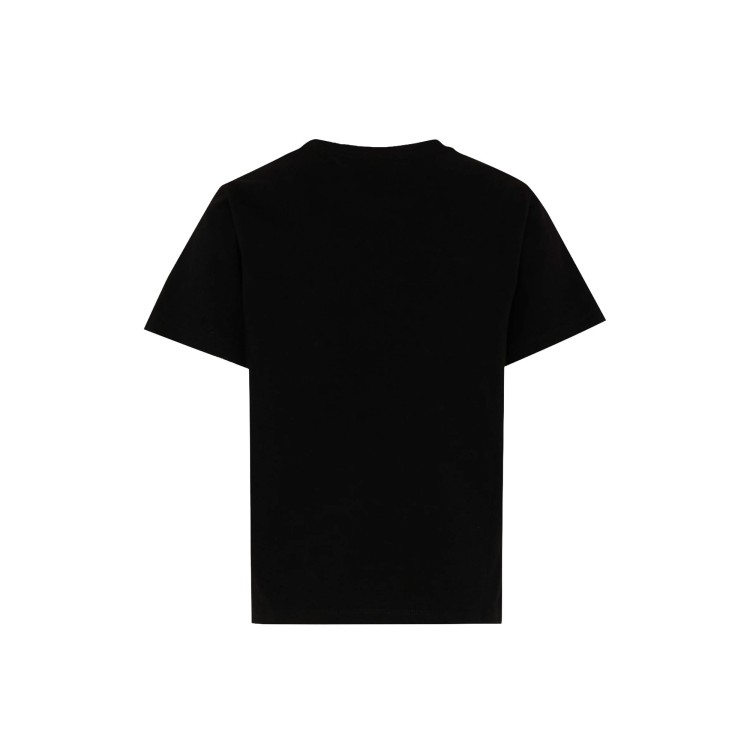 BALMAIN T-shirt nera con logo bambini