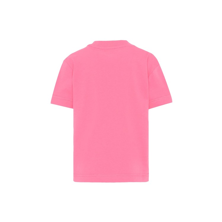 PALM ANGELS T-shirt fucsia con stampa Bear bambina
