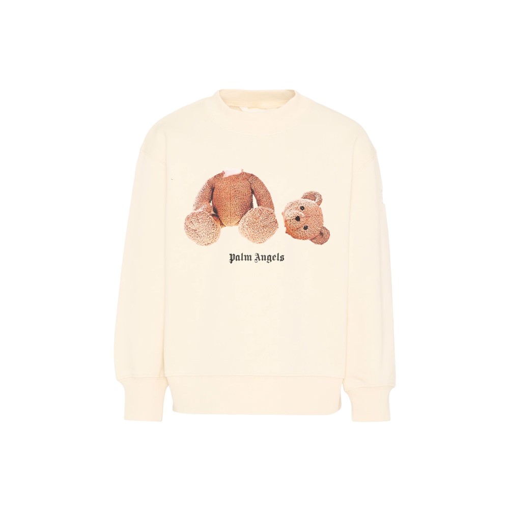 PALM ANGELS Felpa panna con...