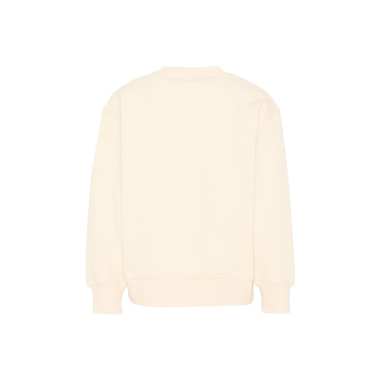 PALM ANGELS Felpa panna con stampa Bear bambino