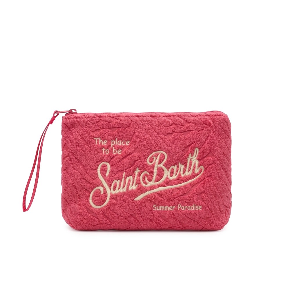 SAINT BARTH Pochette fucsia...