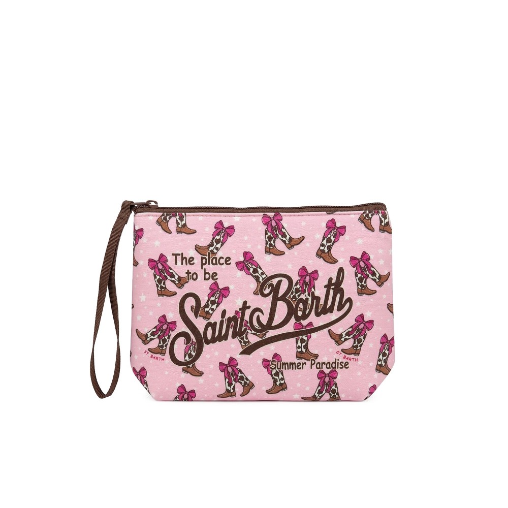 SAINT BARTH Pochette rosa...