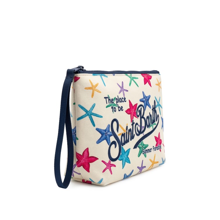 SAINT BARTH Pochette multicolor stelle marine bambina