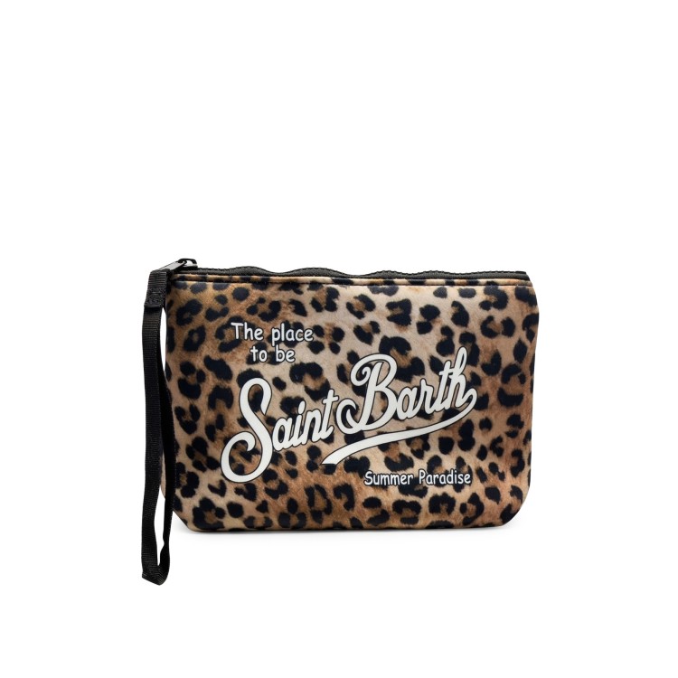 SAINT BARTH Pochette leopardata bambina