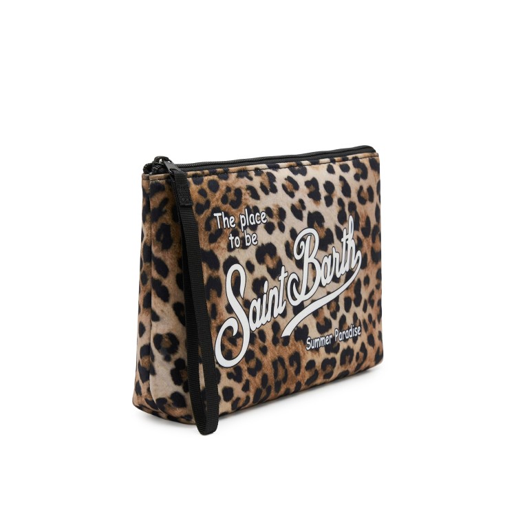 SAINT BARTH Pochette leopardata bambina
