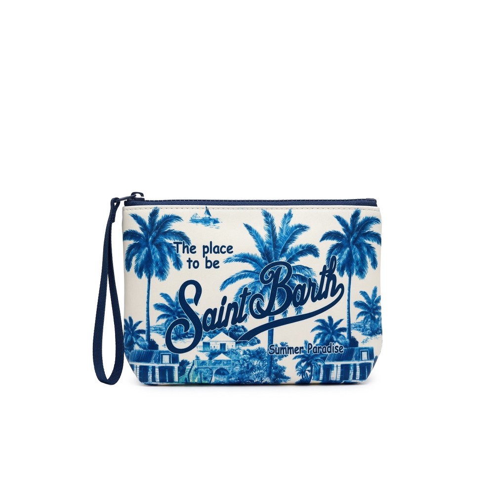 SAINT BARTH Pochette blu...