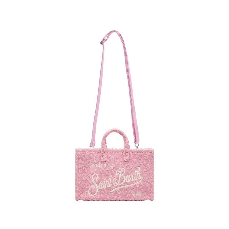 SAINT BARTH Borsa per telefono rosa in spugna bambina