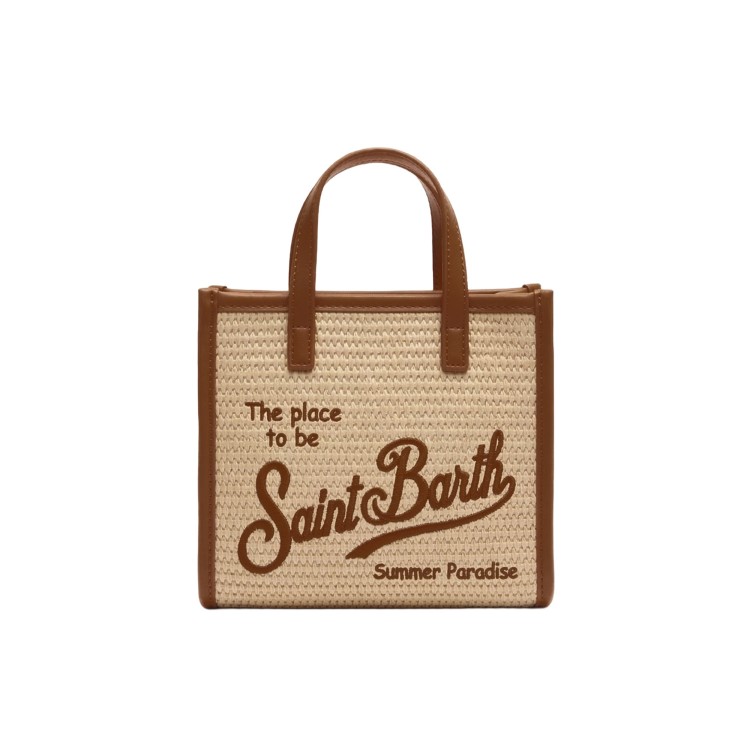 SAINT BARTH Borsa Vivian mini con dettagli marroni bambina
