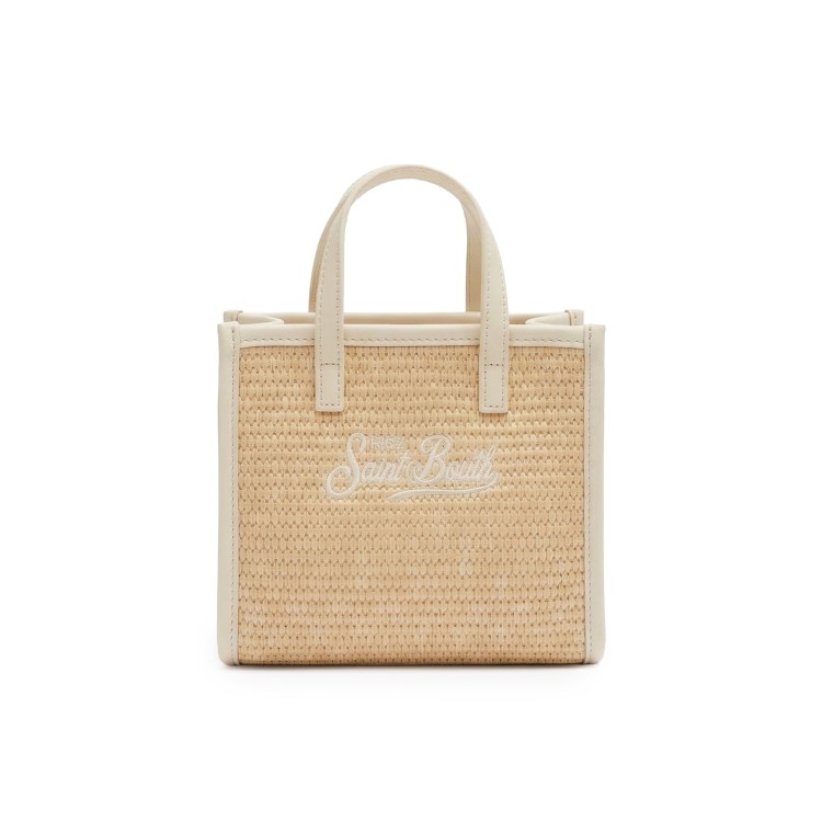 SAINT BARTH Borsa Vivian mini con dettagli panna bambina