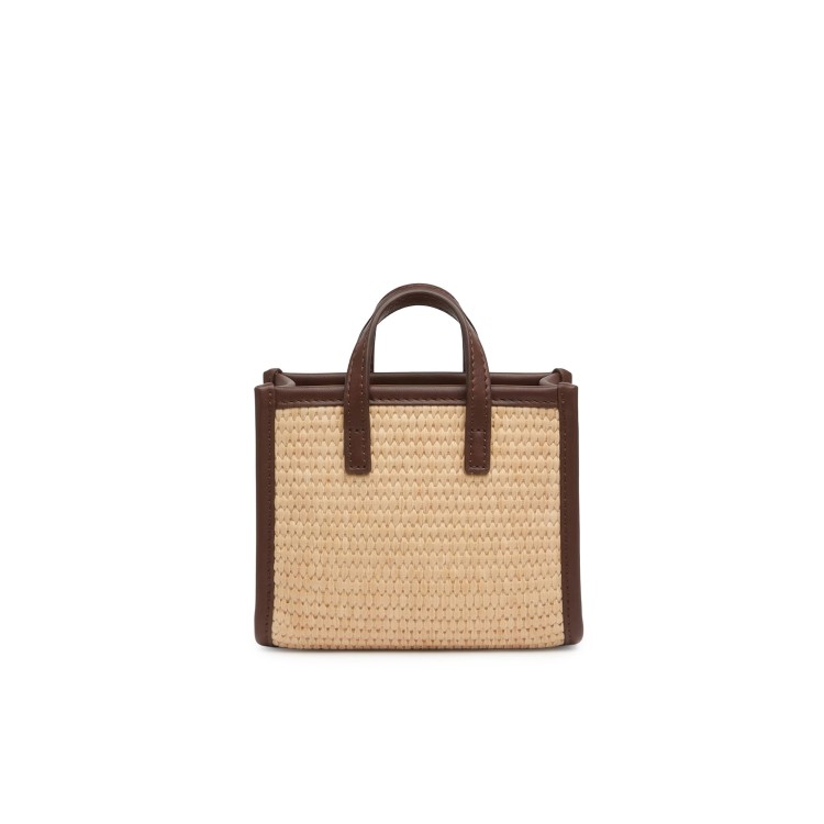 SAINT BARTH Borsa Vivian Micro con profili in vera pelle bambina