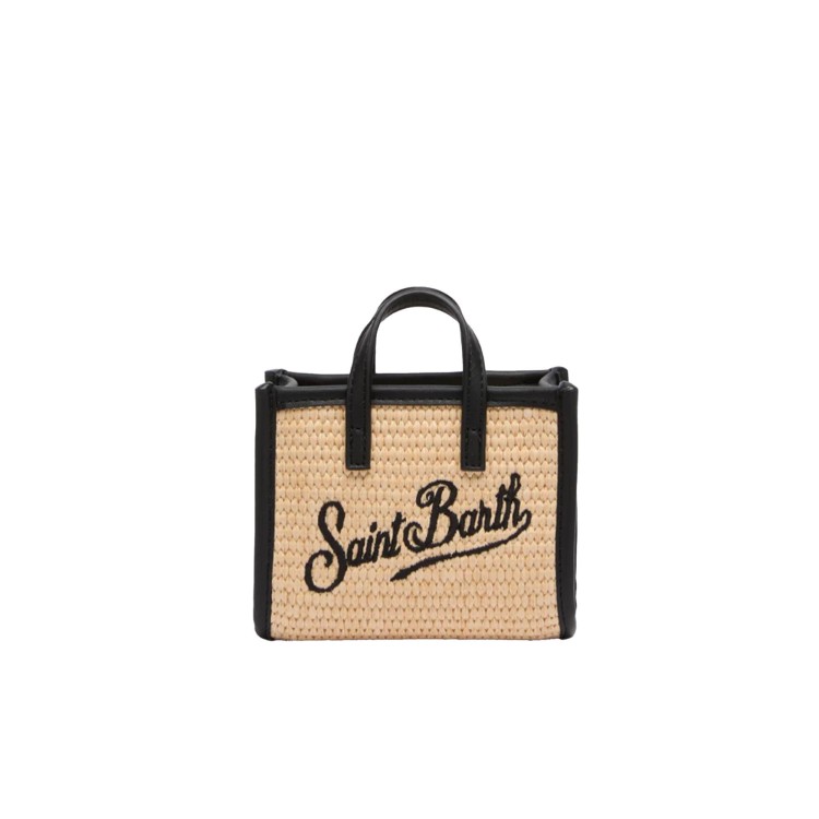 SAINT BARTH Borsa Vivian Micro con profili neri bambina
