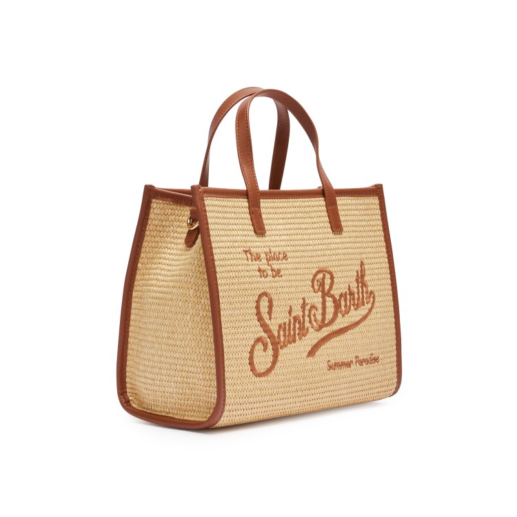 SAINT BARTH Borsa Vivian con profili in vera pelle bambina