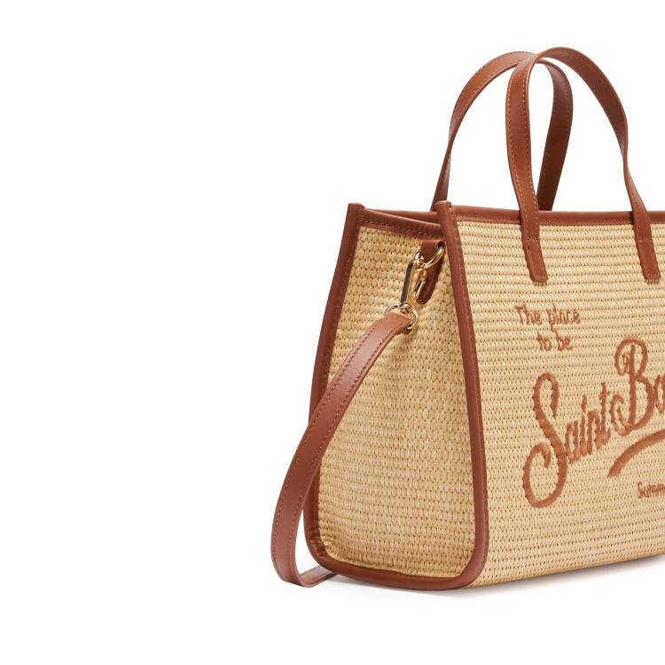 SAINT BARTH Borsa Vivian con profili in vera pelle bambina