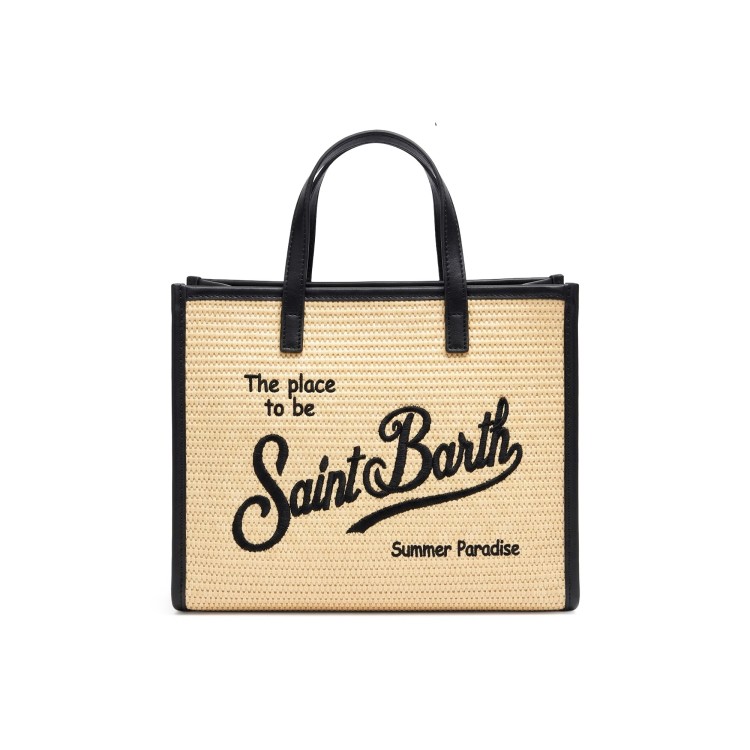 SAINT BARTH Borsa Vivian con profili neri bambina