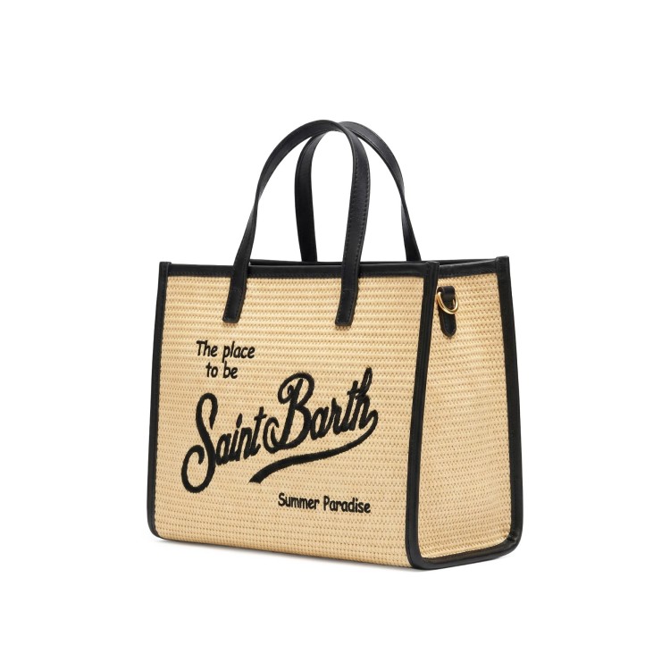 SAINT BARTH Borsa Vivian con profili neri bambina