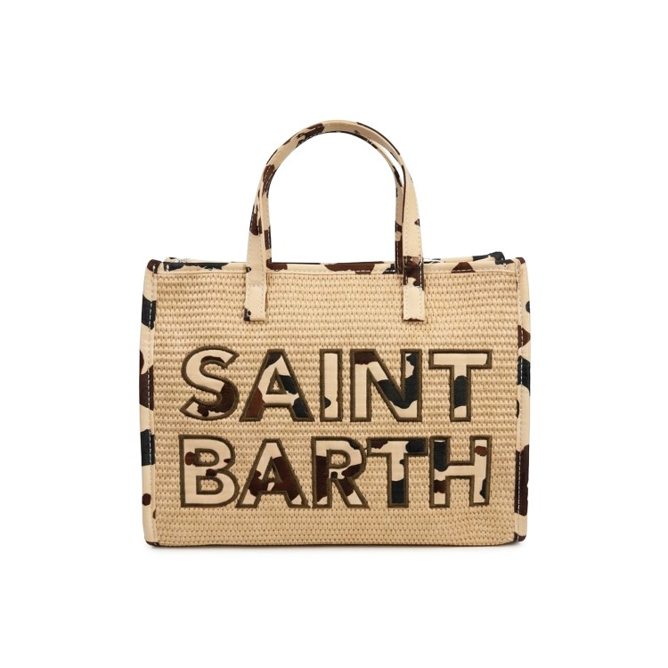 SAINT BARTH Borsa Vivian con patch cow skin bambina