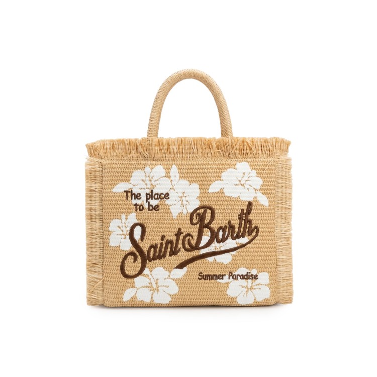 SAINT BARTH Borsa Colette con stampa Hibiscus bambina