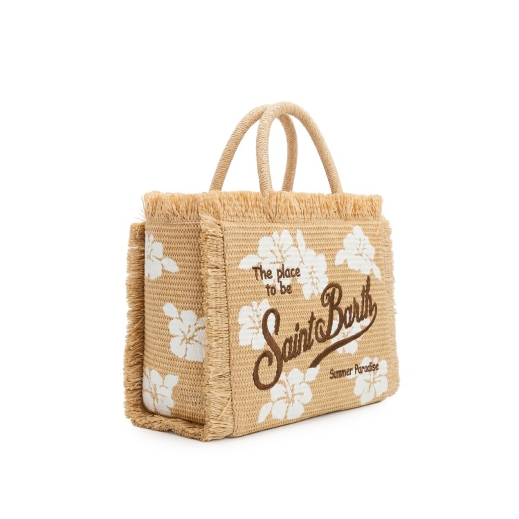 SAINT BARTH Borsa Colette con stampa Hibiscus bambina