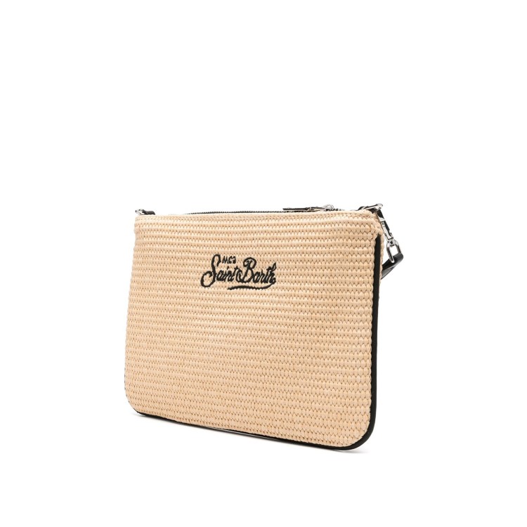 SAINT BARTH Pochette Parisienne con profili neri bambina