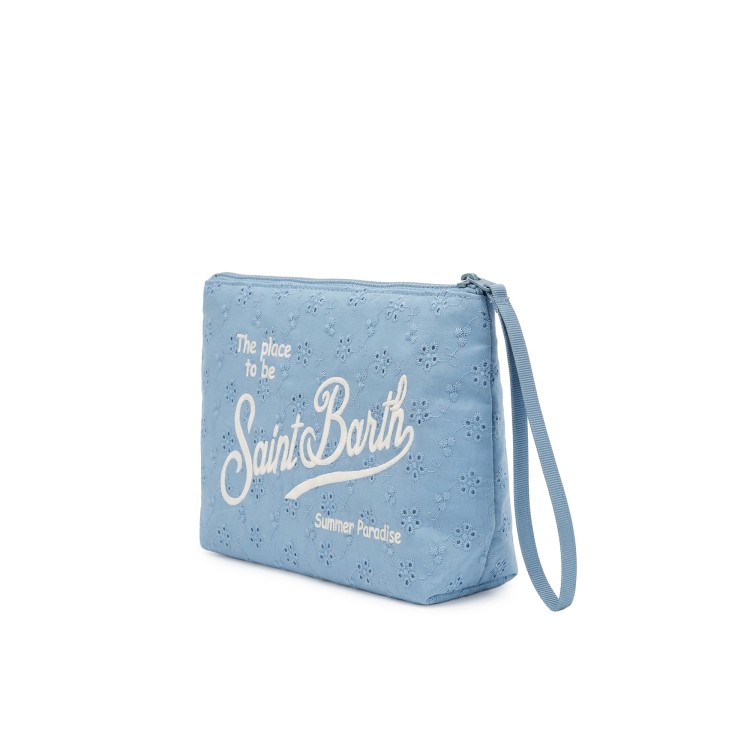 SAINT BARTH Pochette celeste sangallo bambini