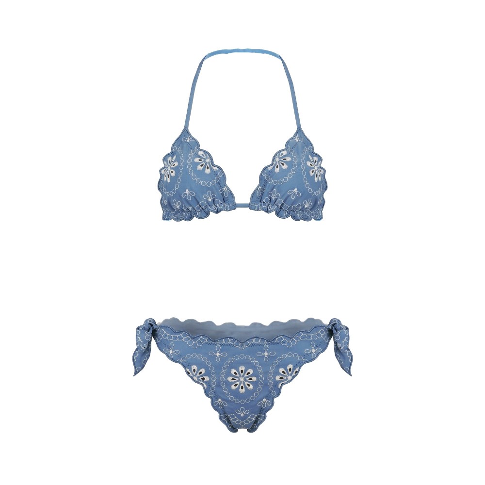 SAINT BARTH Bikini blu avio...