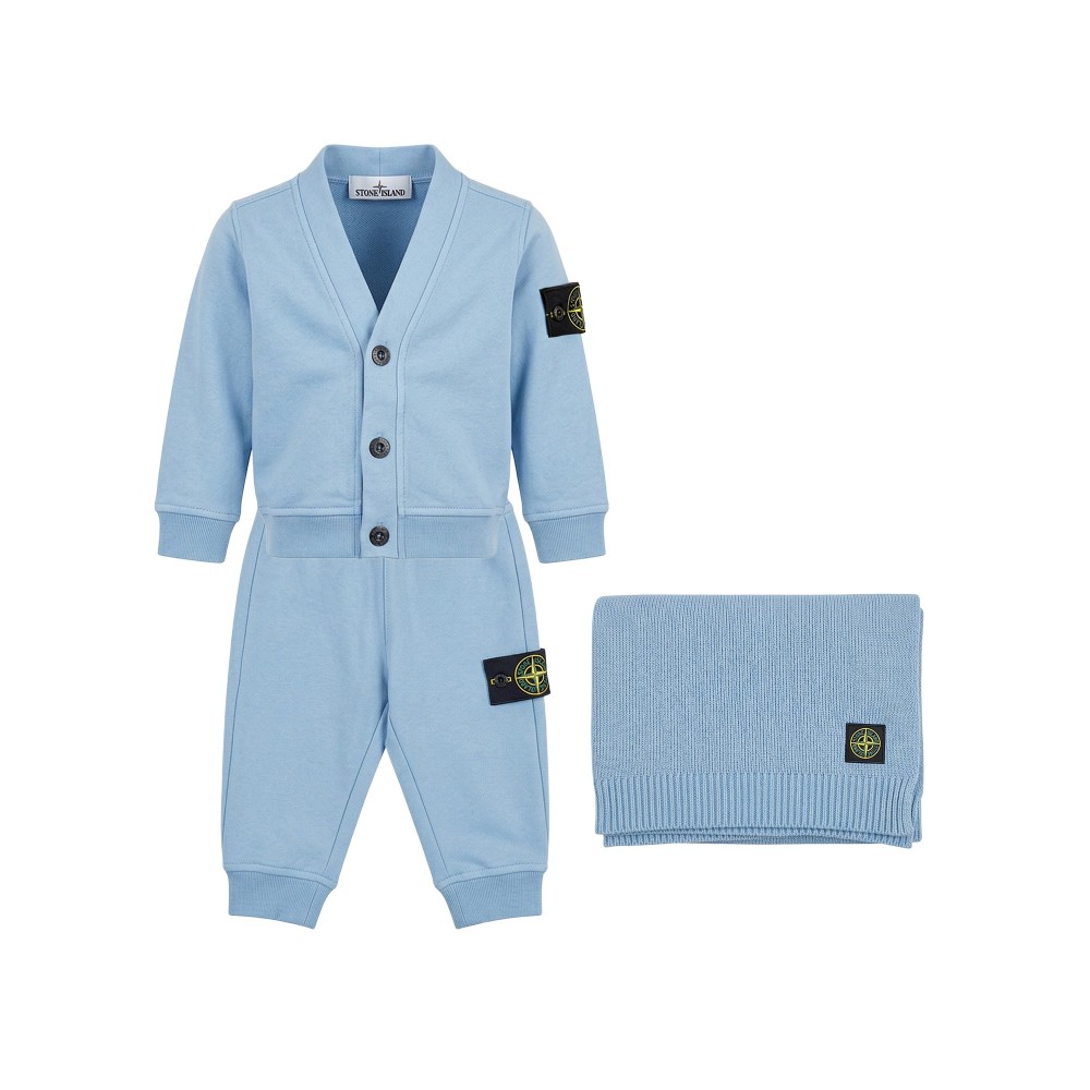 STONE ISLAND Set celeste in...