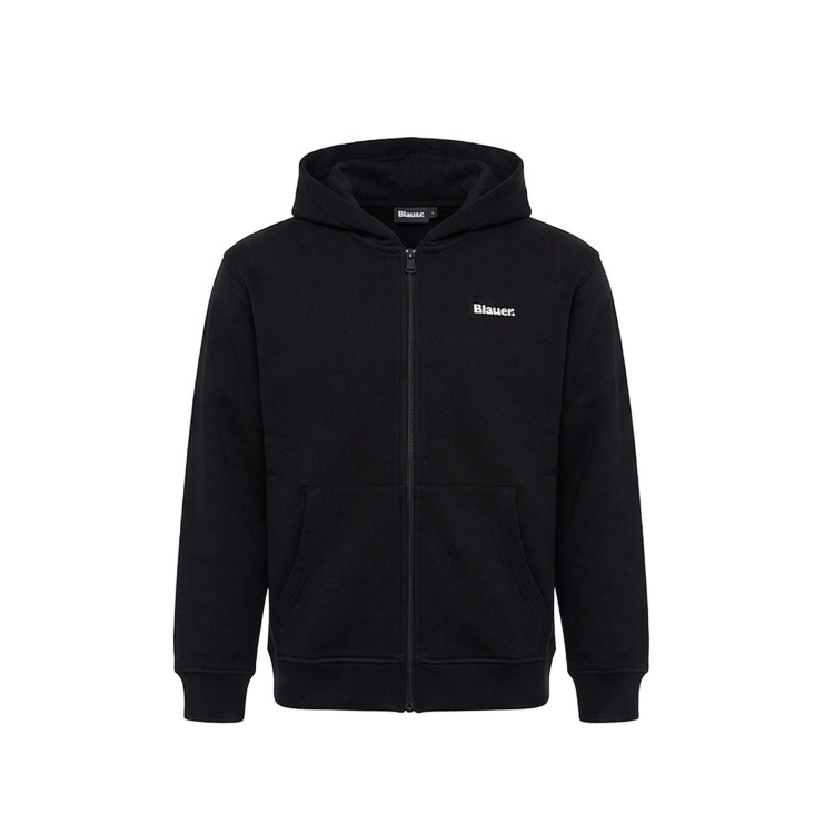 BLAUER Felpa nera con cappuccio bambino