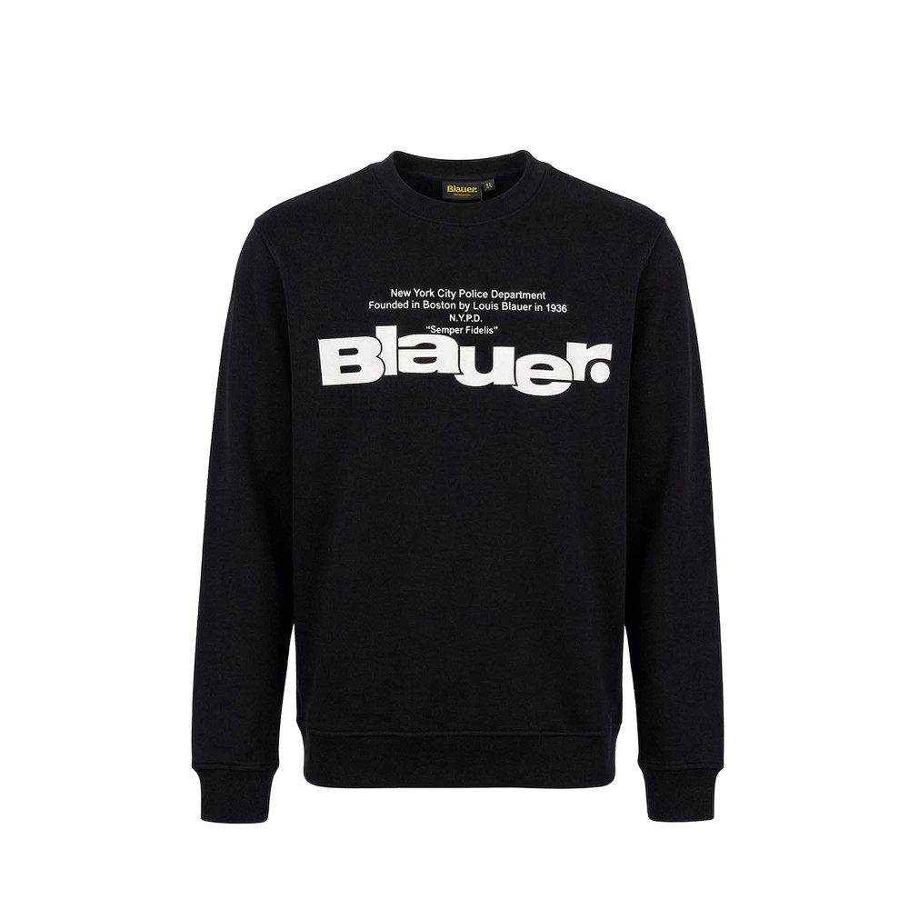 BLAUER Felpa nera con...