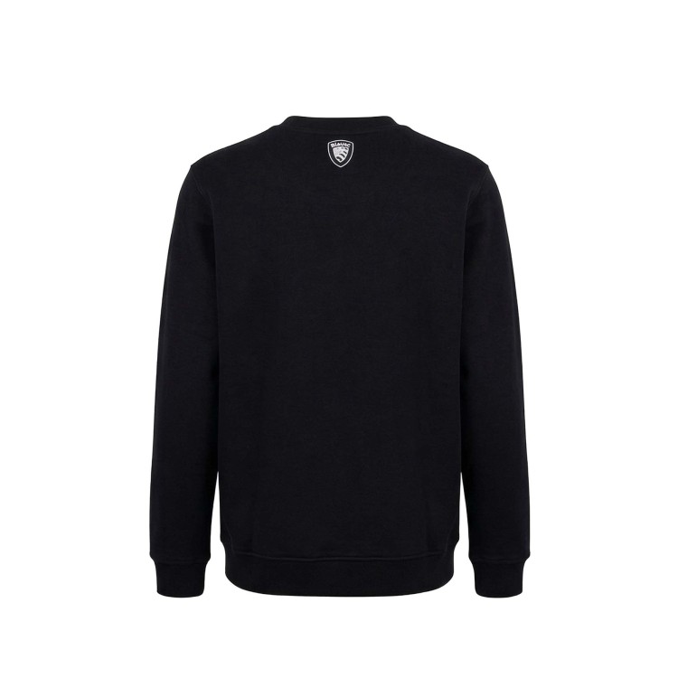 BLAUER Felpa nera con stampa logo bambino