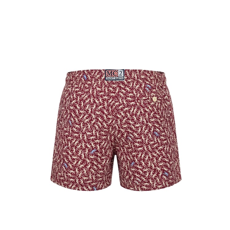 SAINT BARTH Boxer mare blu bordeaux gecko bambino