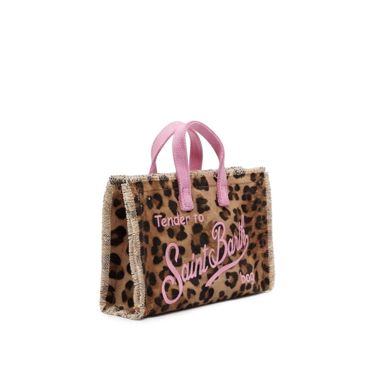 SAINT BARTH Borsa per telefono leopardata bambina