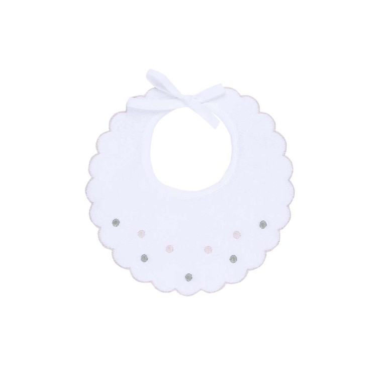 MARLU' Bavetta bianca, oliva e sabbia neonato