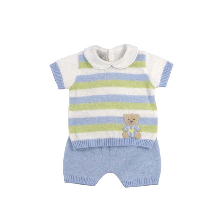 MARLU' Completo 2 pezzi corto multicolor neonato