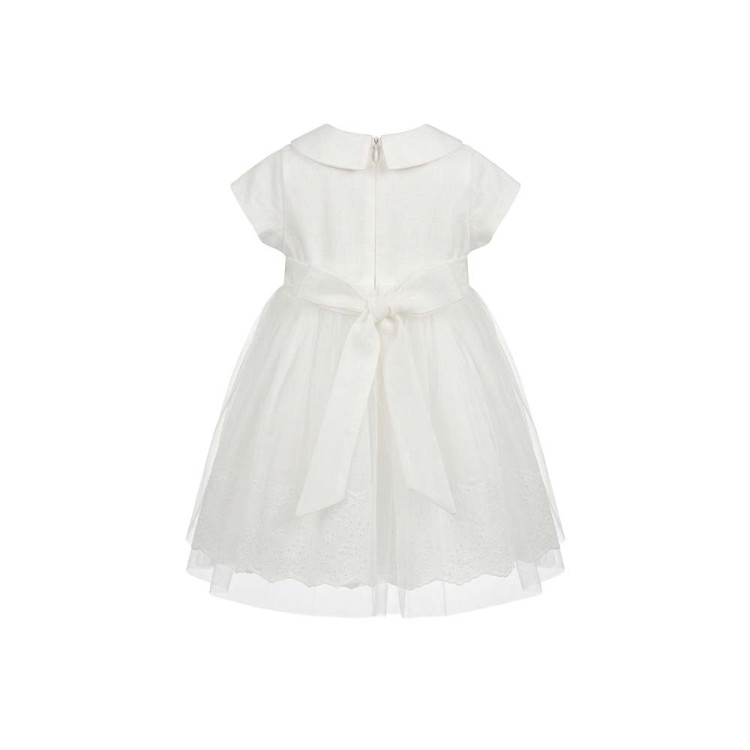 MARLU' Abitino bianco con applicazione neonata