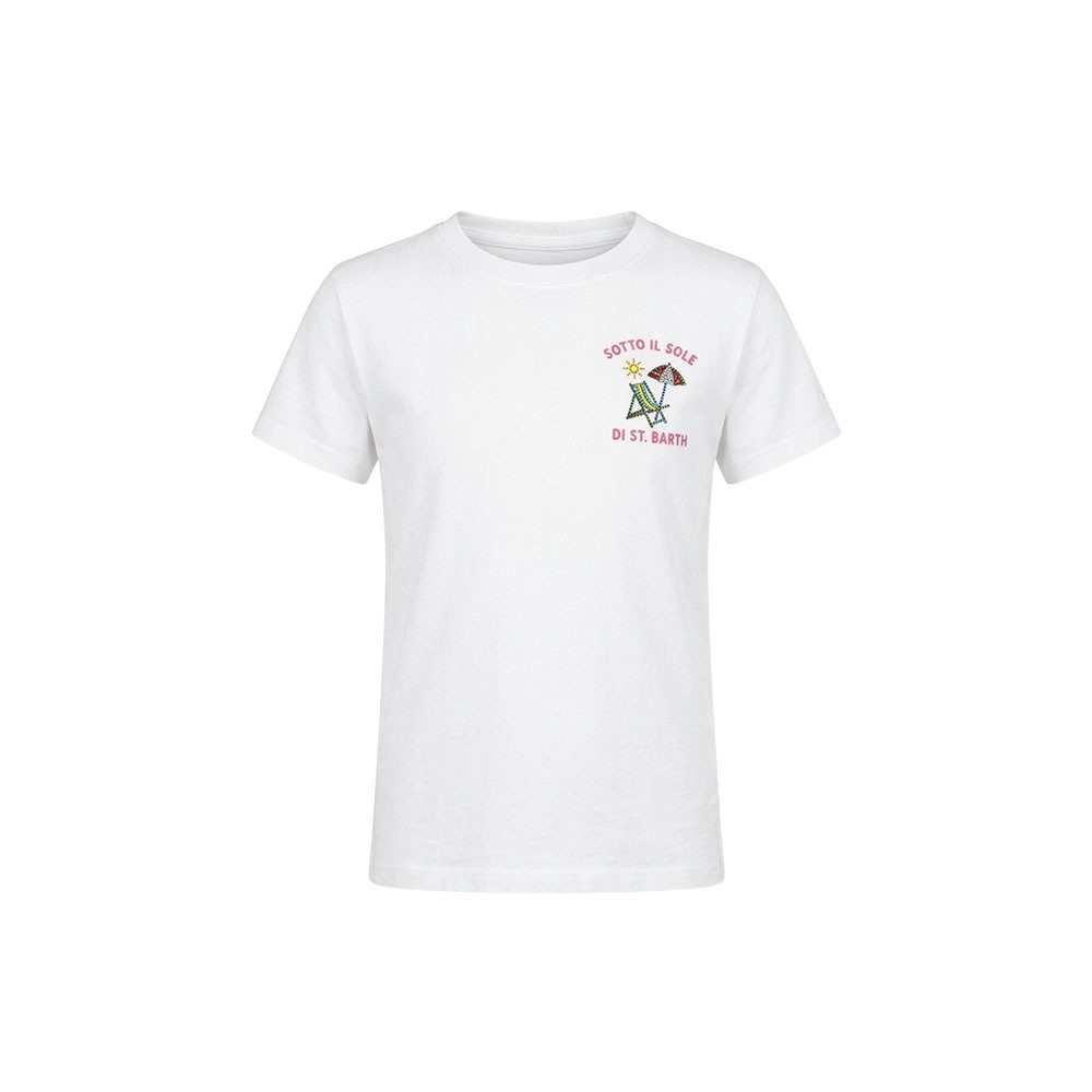 SAINT BARTH T-shirt bianca...