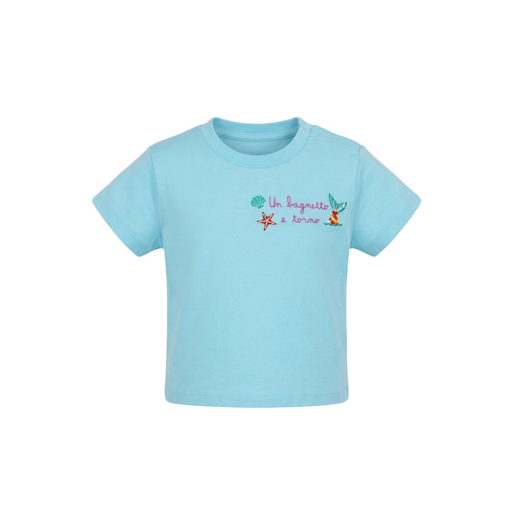 SAINT BARTH T-shirt celeste...