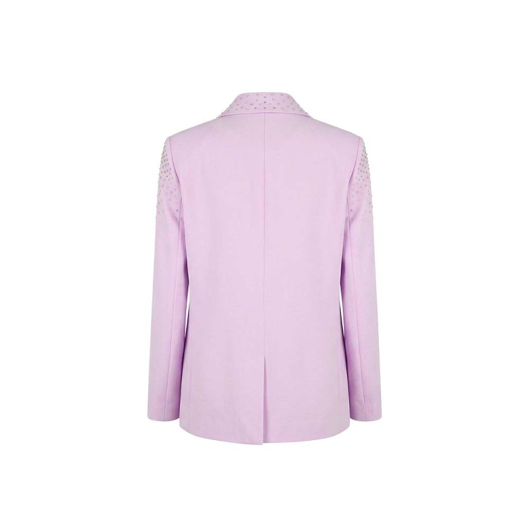 PATRIZIA PEPE Blazer lilla con strass bambina