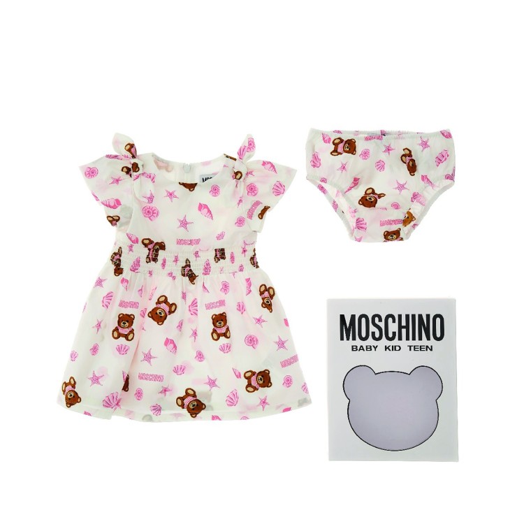 MOSCHINO Abito bianco neonata