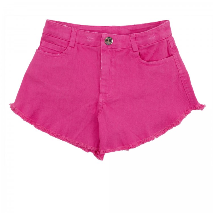 TWIN-SET Pantaloncini fucsia bambina