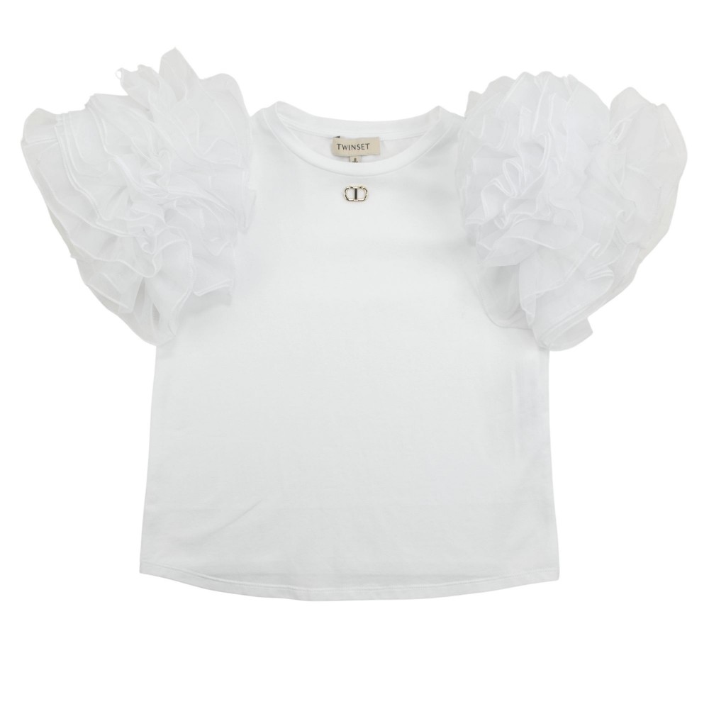 TWIN-SET T-shirt bianca...