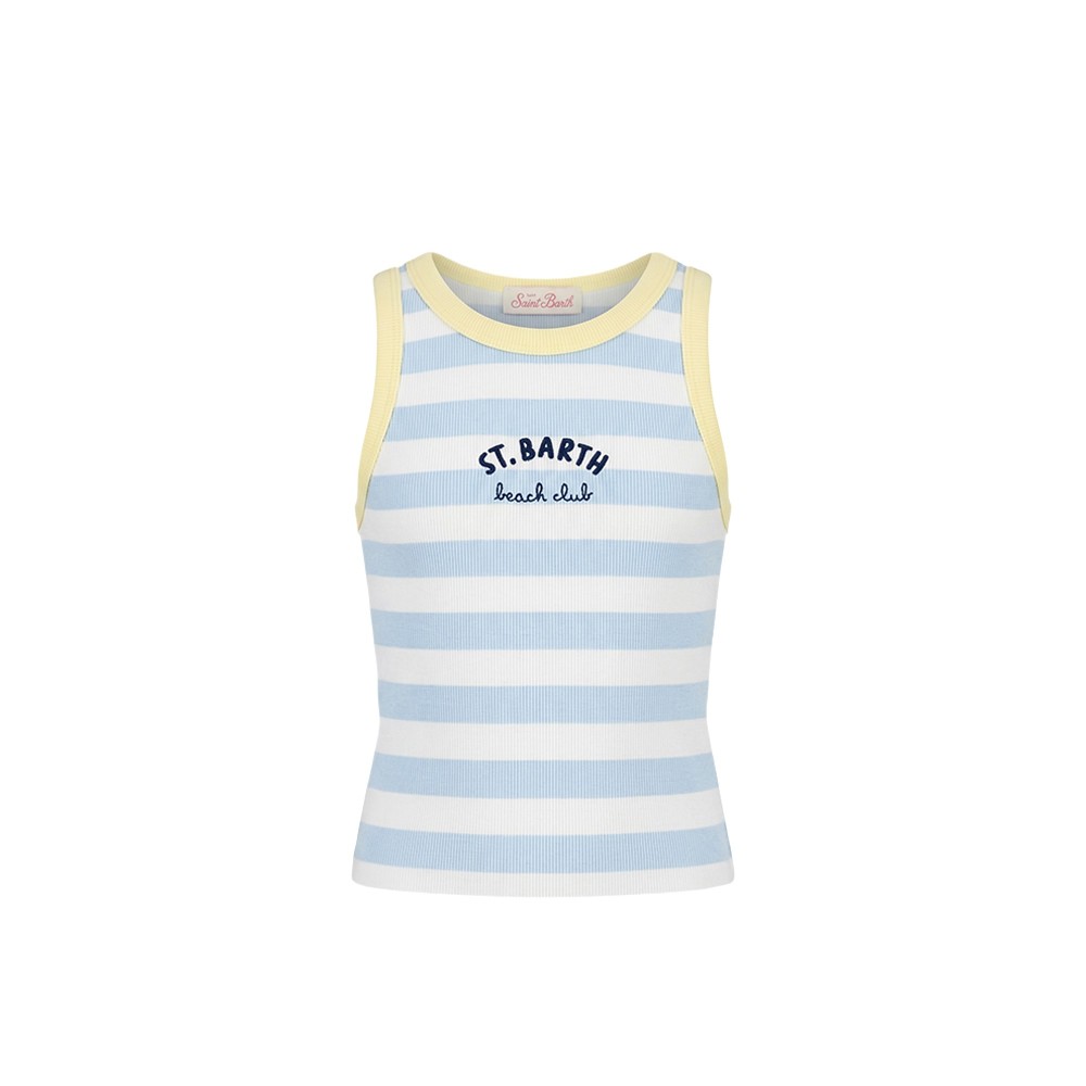 SAINT BARTH Canotta a righe...