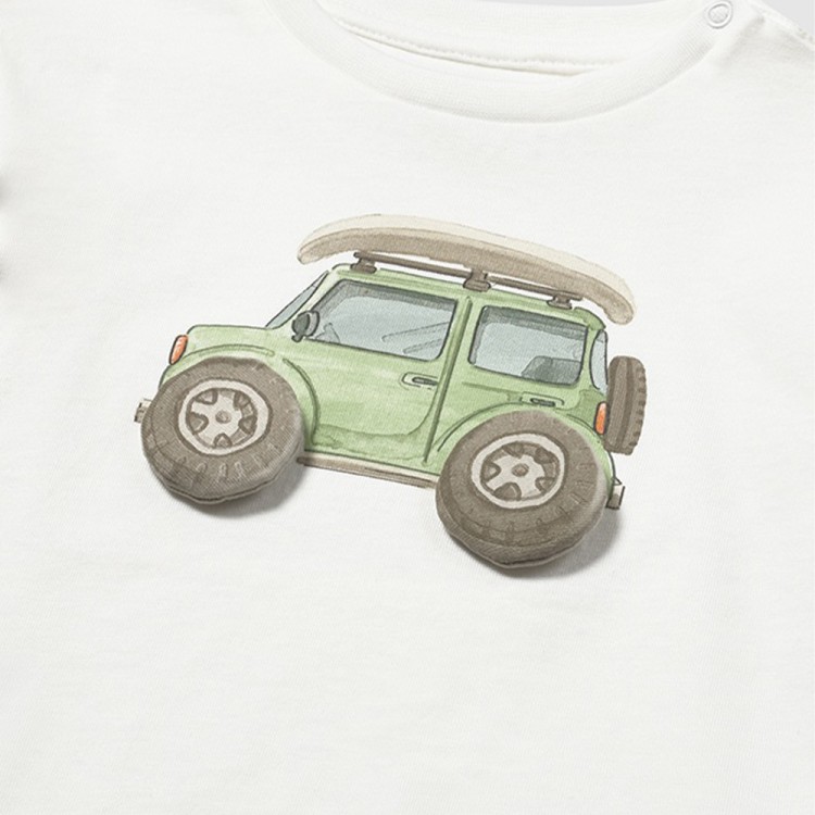 MAYORAL T-shirt panna interattiva neonato