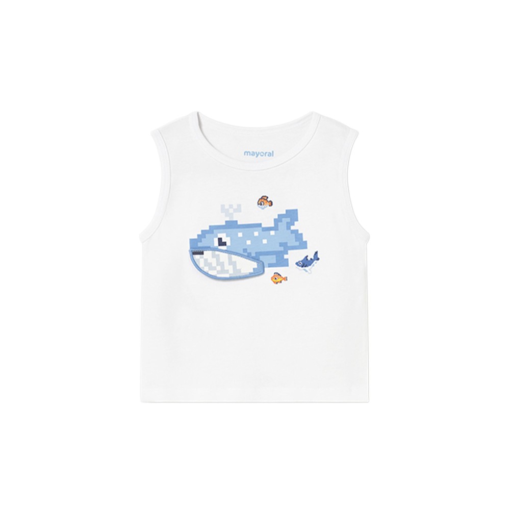 MAYORAL T-shirt panna con...